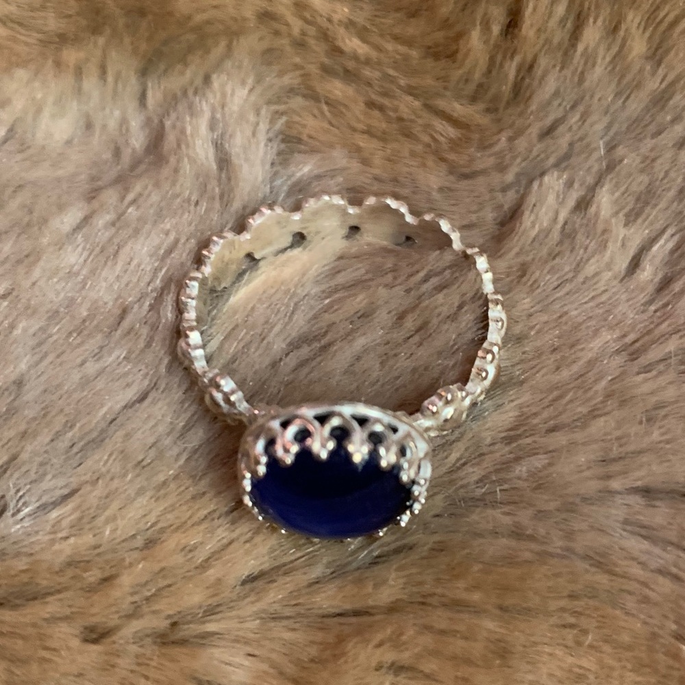 New sterling silver mood stone ring.